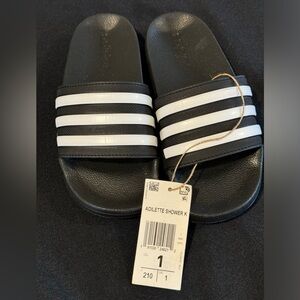 Adidas slides youth size 1 NWOB